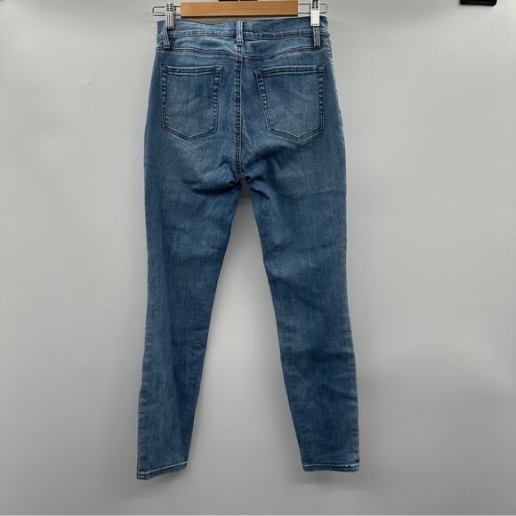 PacSun Medium Wash Lace Up Front High Rise Skinny Jegging Jeans Size 27 - Picture 4 of 10